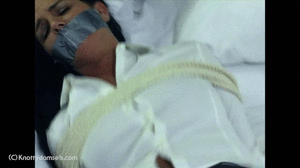 www.knottydamsels.com - Kobe Lee: Detective Bound and Tape Gagged thumbnail